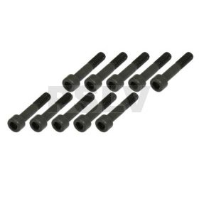 842026 Semi-Threaded Socket head Cap Screw Black (M3x16) (10pcs)